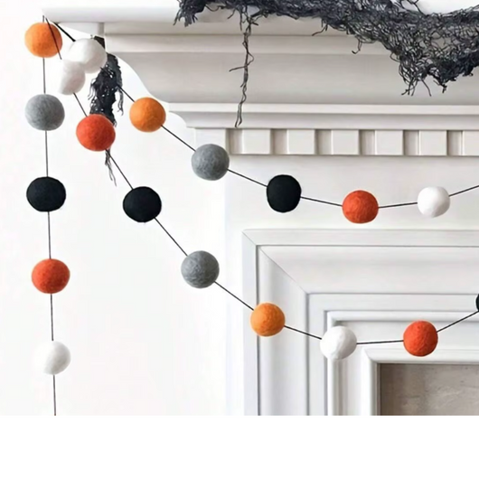 30 Balls - Set Halloween/Fall Garland Home Decor