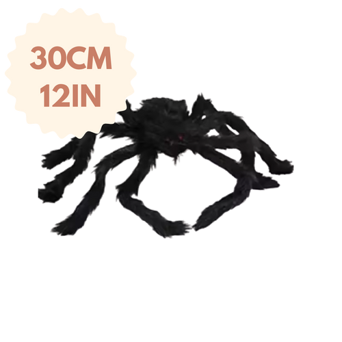 Plush Spider Halloween Decor