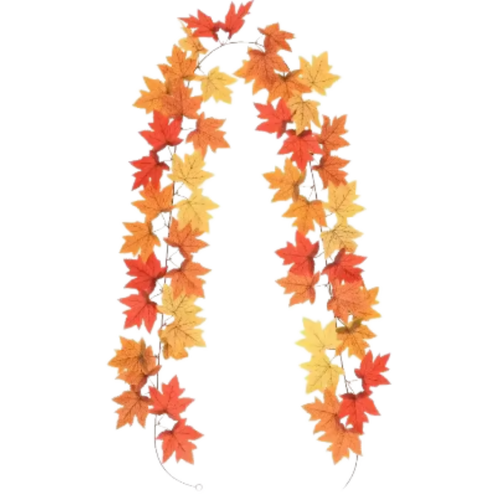 Maple Leaf Fall Garland For Decor